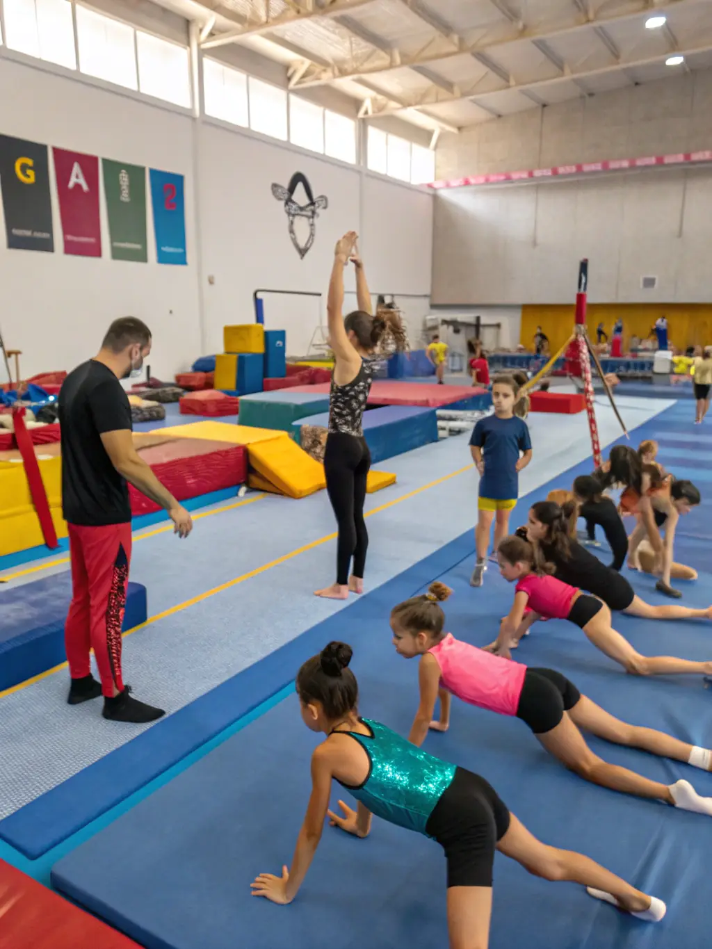 A group of diverse athletes training together, highlighting the inclusive and supportive environment at CATCH ROYAN ORION CLUB.