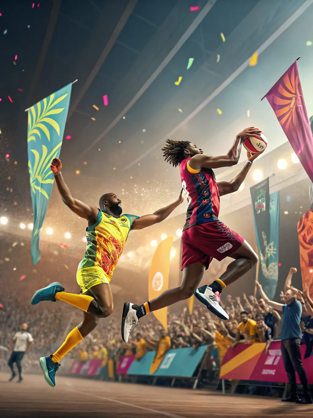 A vibrant photo of a CATCH ROYAN ORION CLUB community event, capturing the excitement and engagement of participants and spectators.