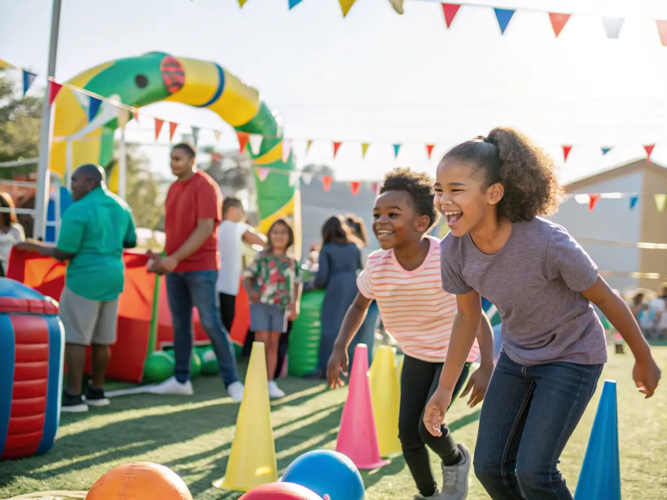 A vibrant image of participants enjoying a community event organized by CATCH ROYAN ORION CLUB, highlighting the inclusive and engaging atmosphere.