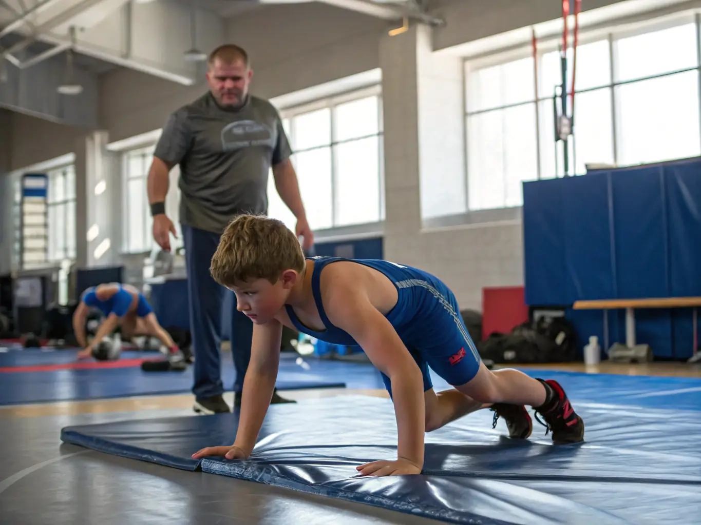 A CATCH ROYAN ORION CLUB member practicing a focused combat technique, highlighting mental discipline and strategic thinking.